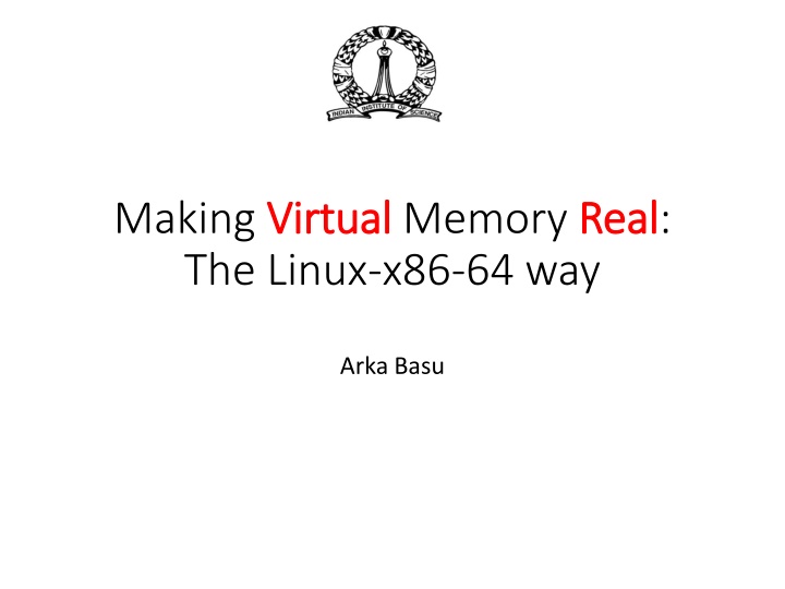 making virtual the linux x86 64 way