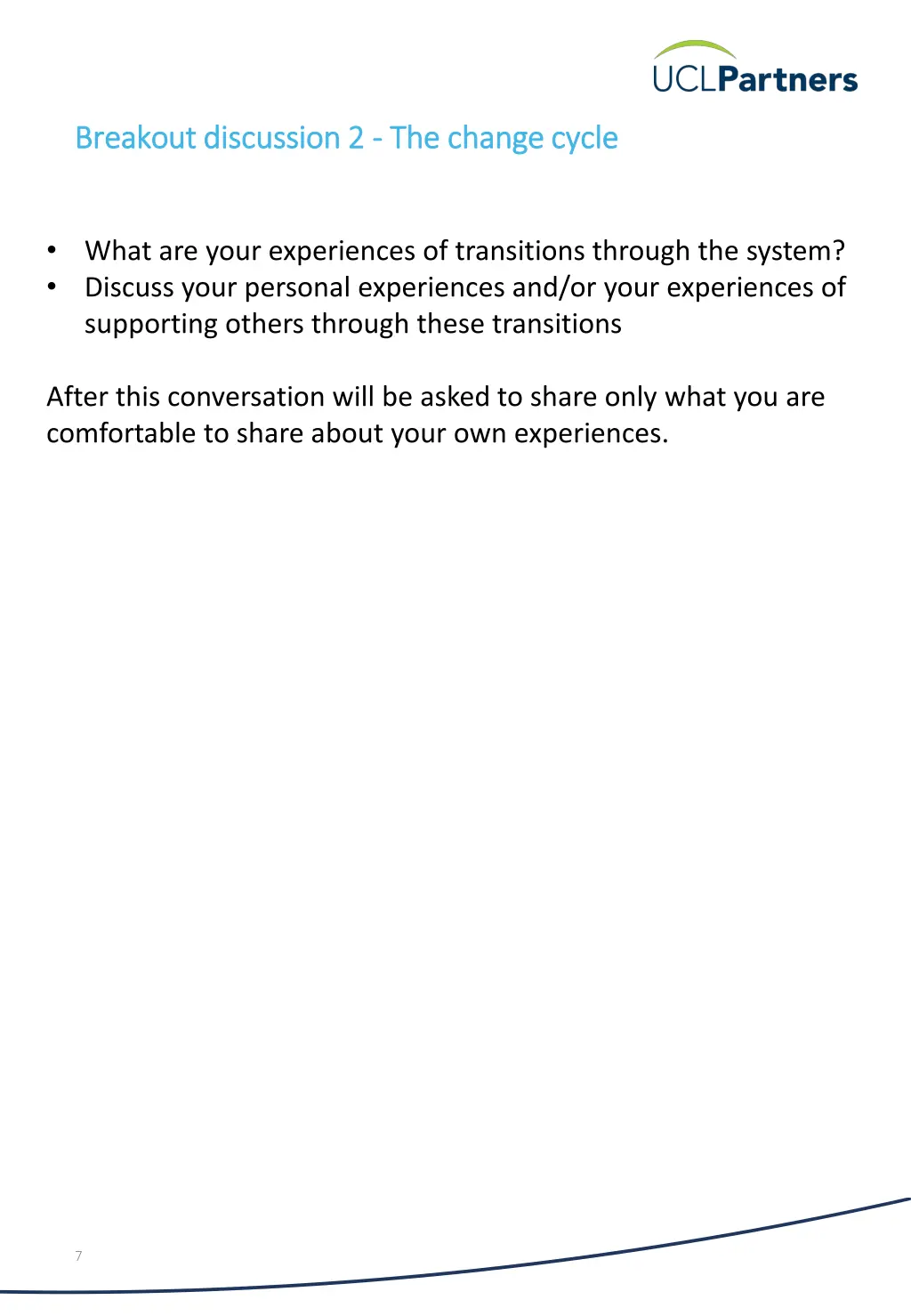 breakout discussion 2 breakout discussion