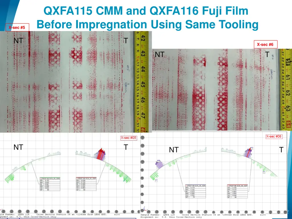 qxfa115 cmm and qxfa116 fuji film before
