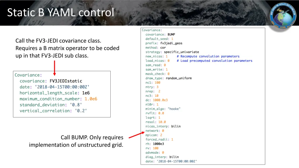 static b yaml control
