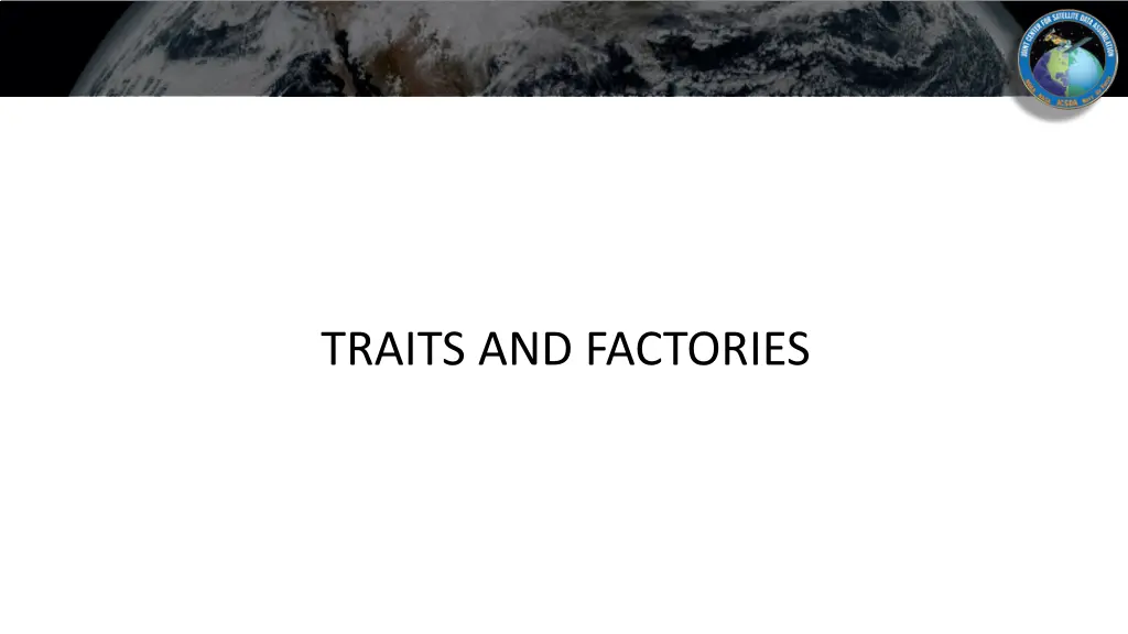 traits and factories