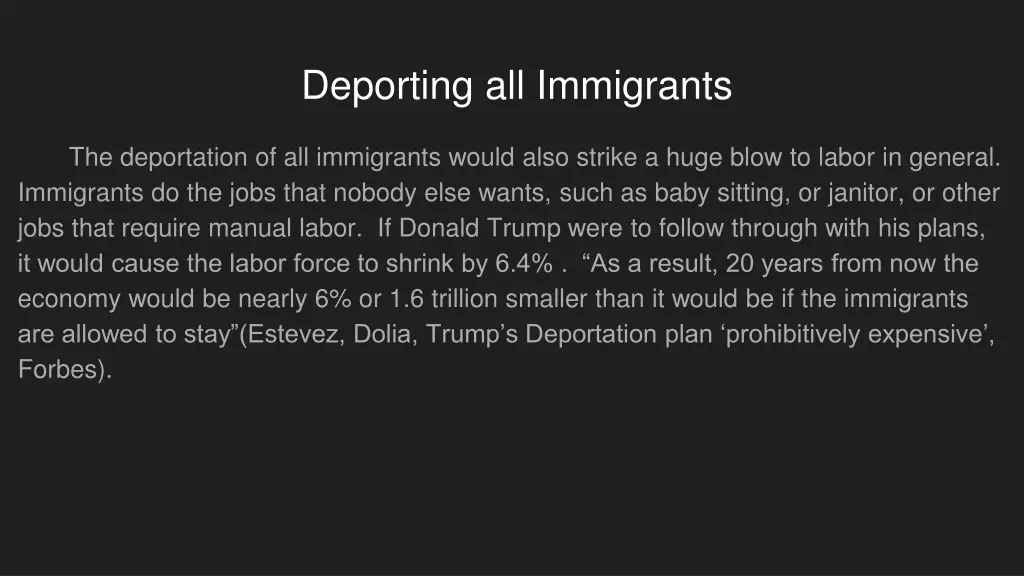 deporting all immigrants 1