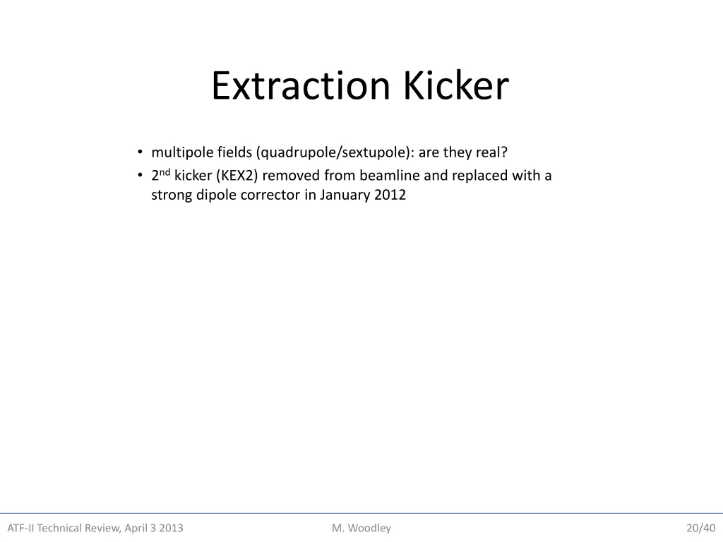 extraction kicker