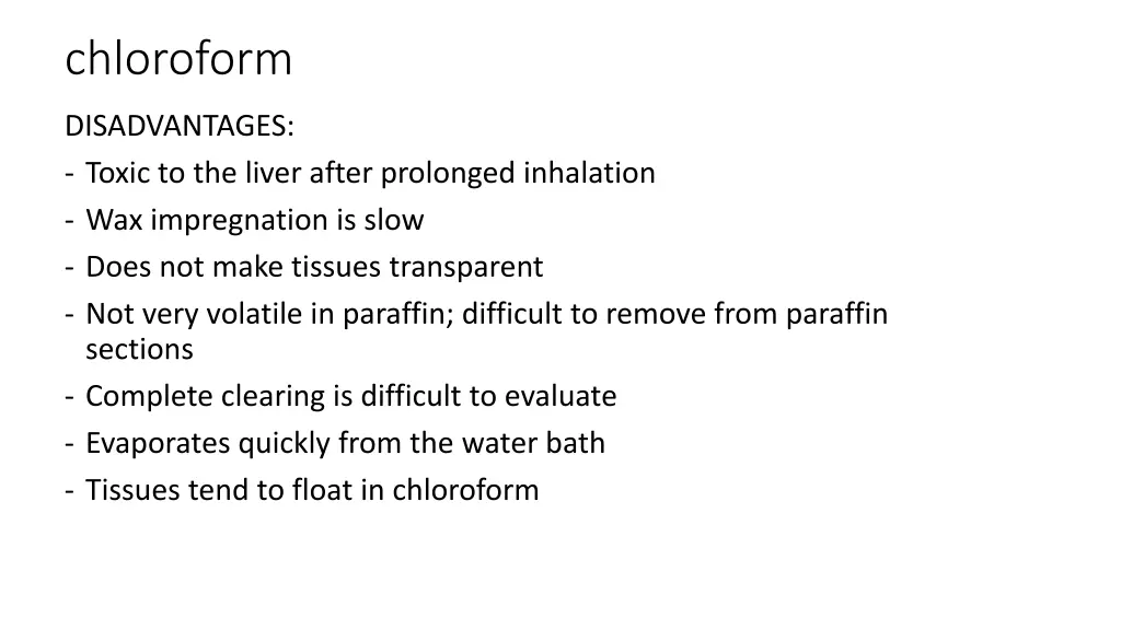 chloroform 1