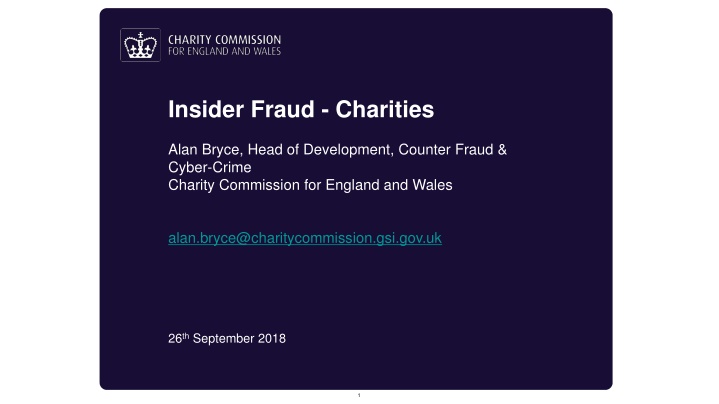 insider fraud charities