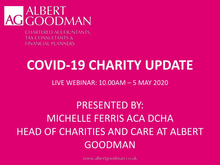 covid 19 charity update