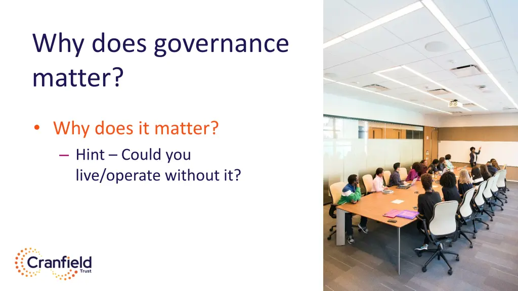 why does governance matter