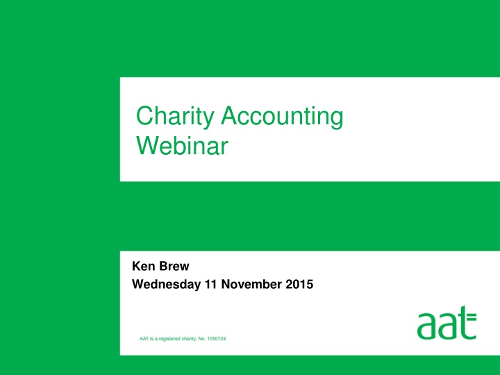 charity accounting webinar