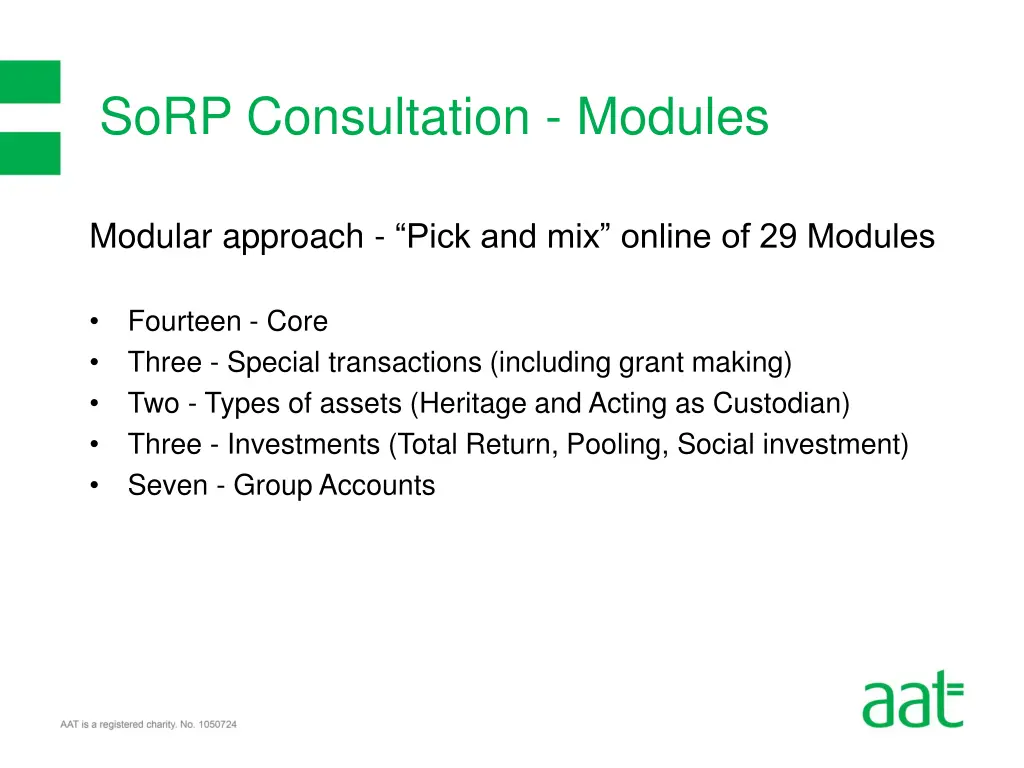 sorp consultation modules