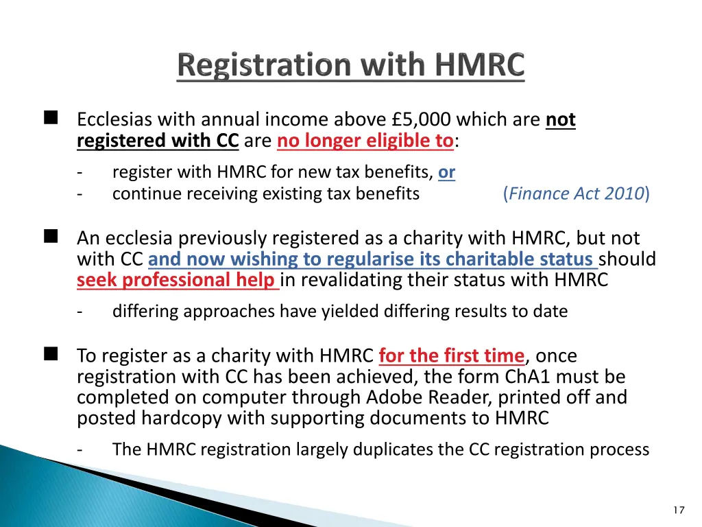 ecclesias with annual income above 5 000 which