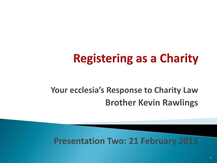 your ecclesia s response to charity law brother