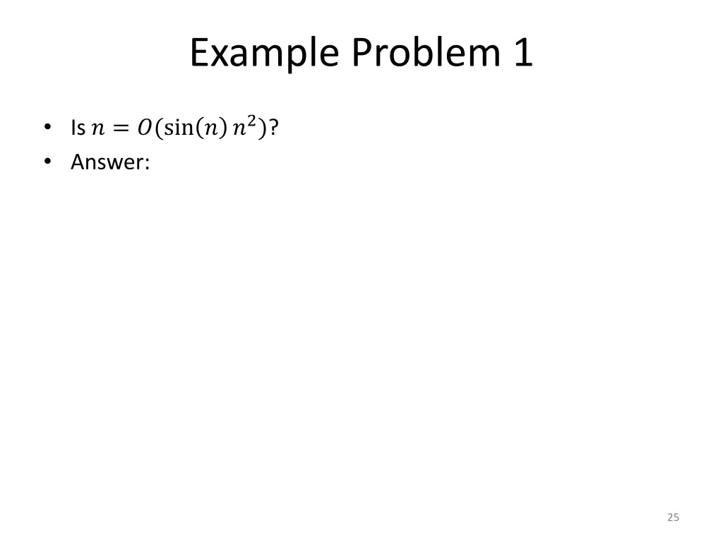 example problem 1