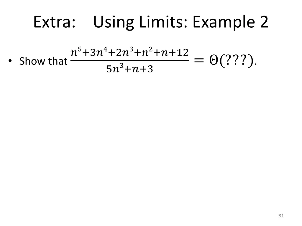 extra using limits example 2