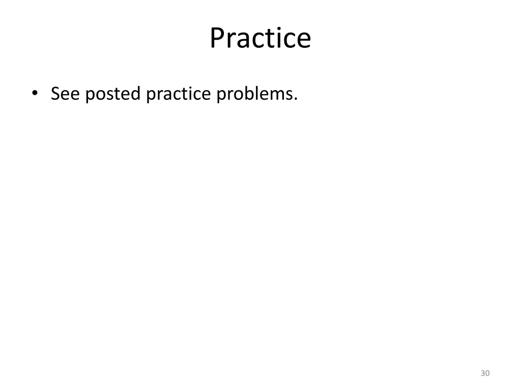 practice