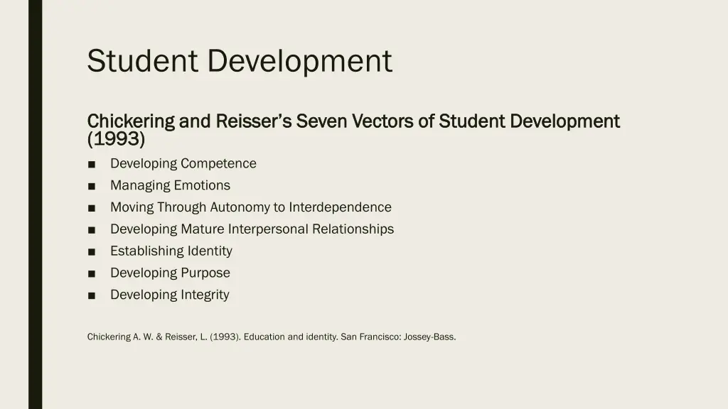 student development