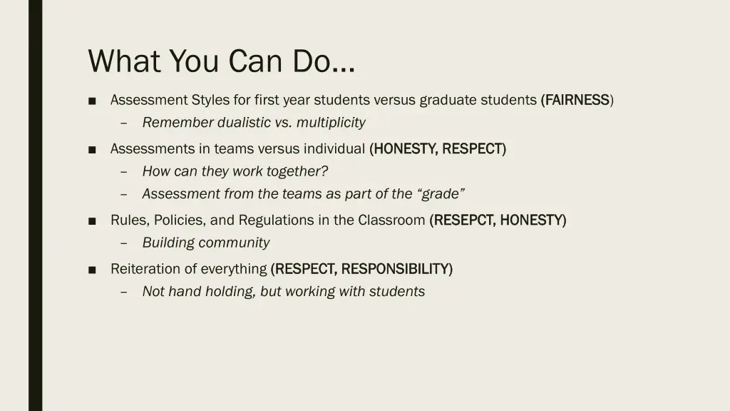 what you can do