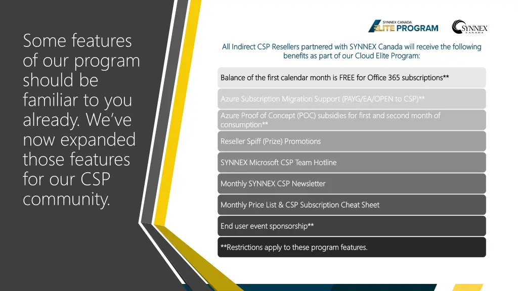 some features of our program should be familiar
