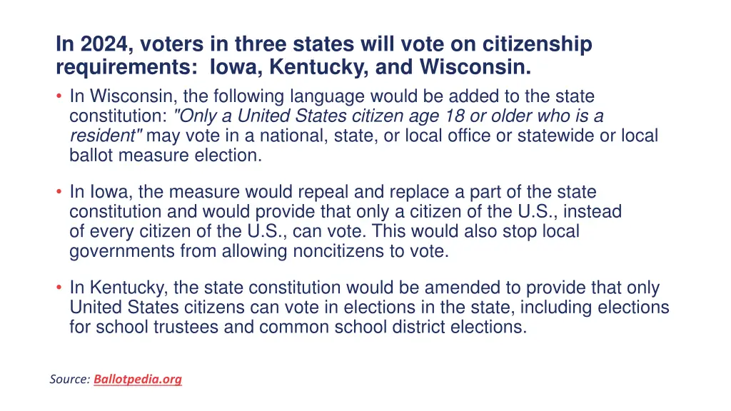in 2024 voters in three states will vote