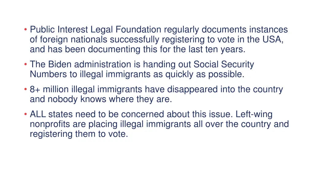 public interest legal foundation regularly