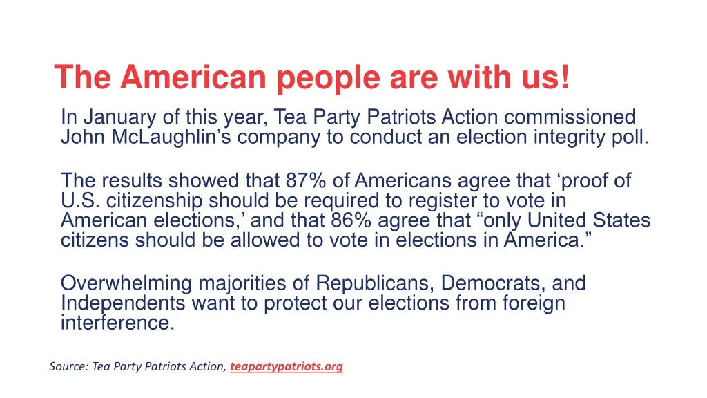 the american people are with us in january