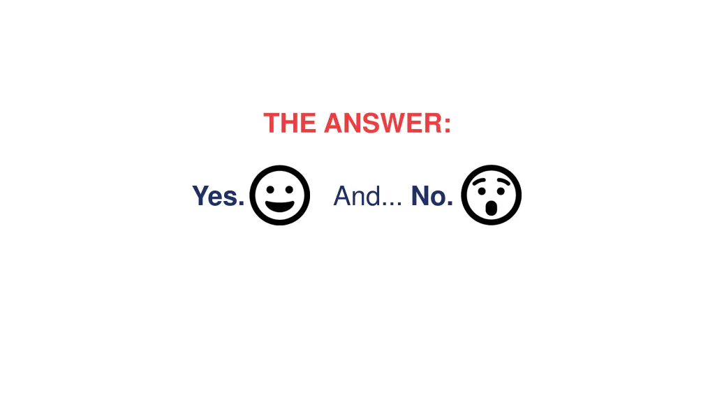 the answer
