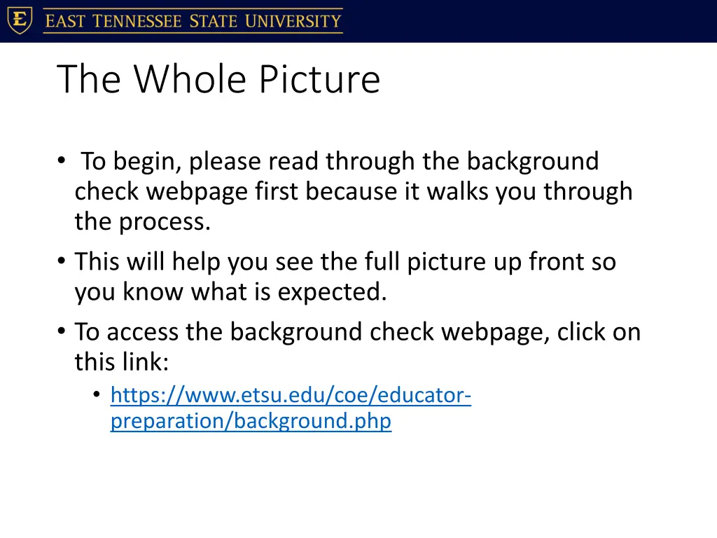 the whole picture