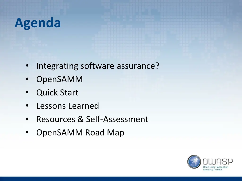 agenda