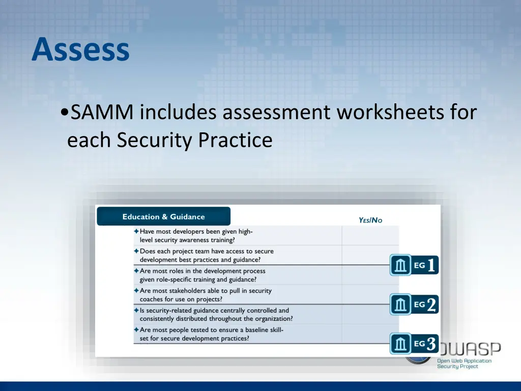 assess