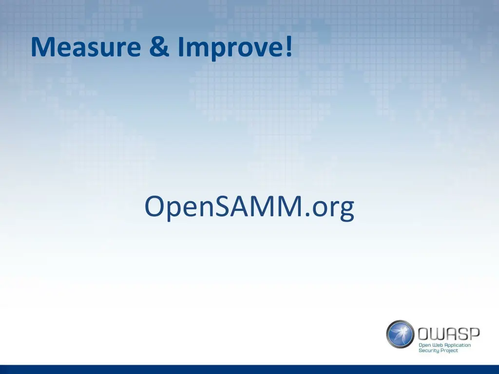measure improve