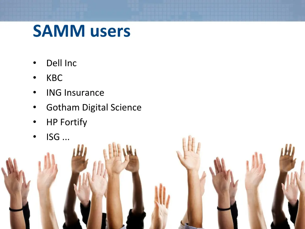 samm users