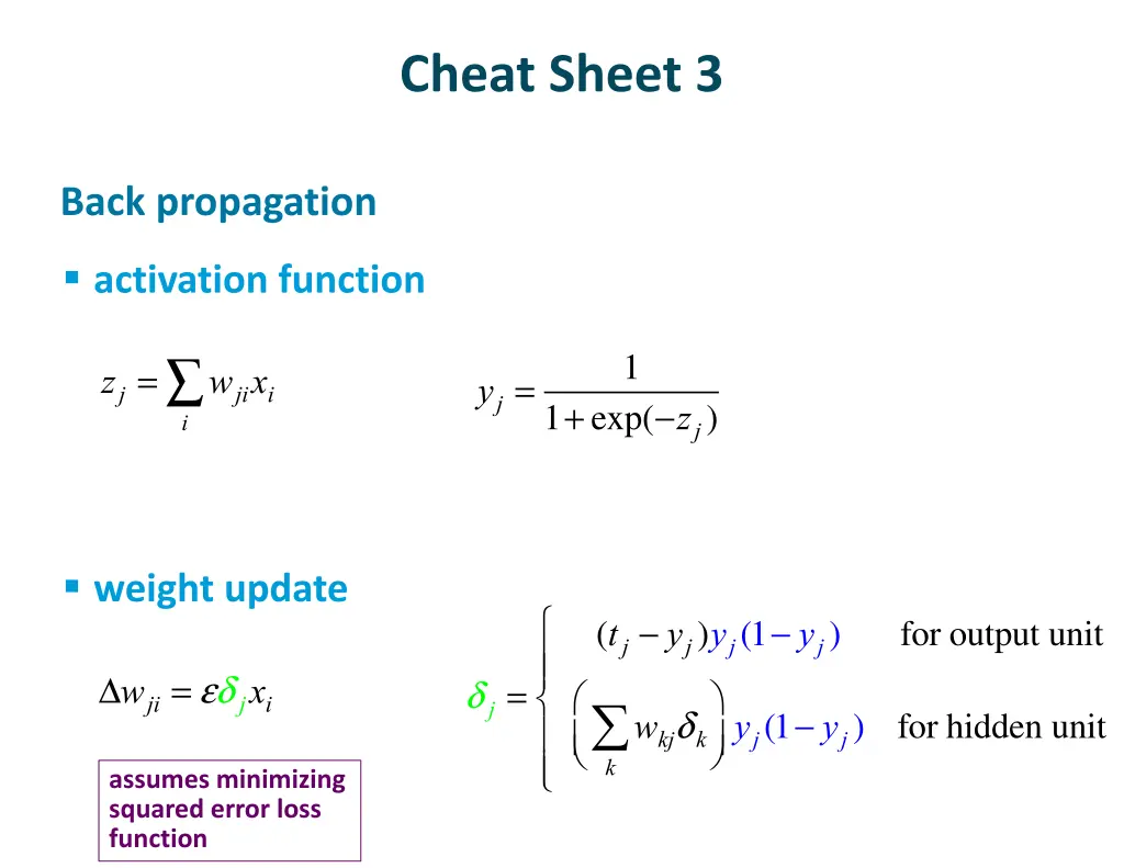 cheat sheet 3