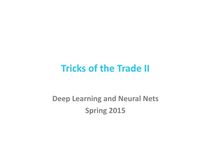 tricks of the trade ii