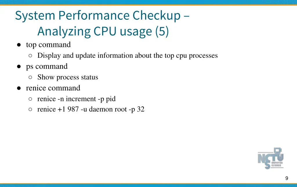 system performance checkup analyzing cpu usage 1