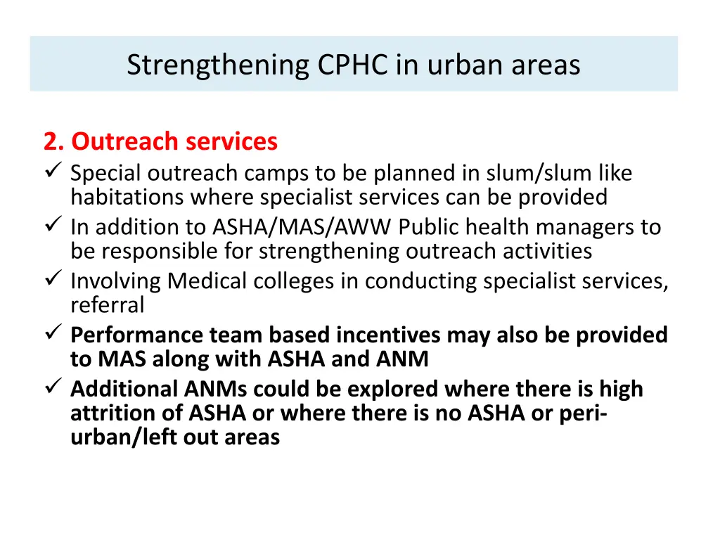strengthening cphc in urban areas 3