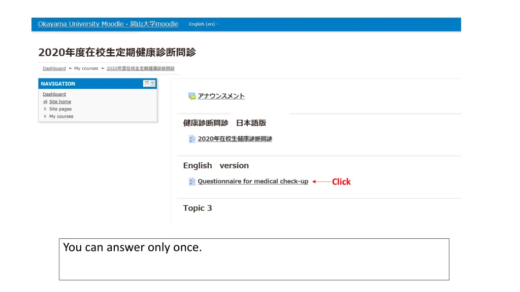 click