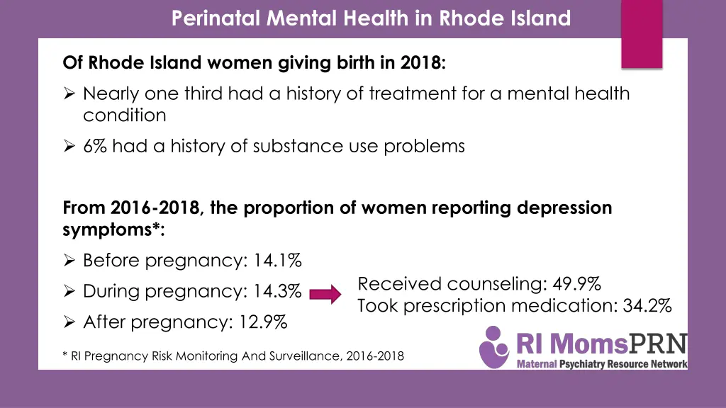 perinatal mental health in rhode island