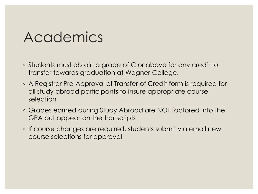 academics
