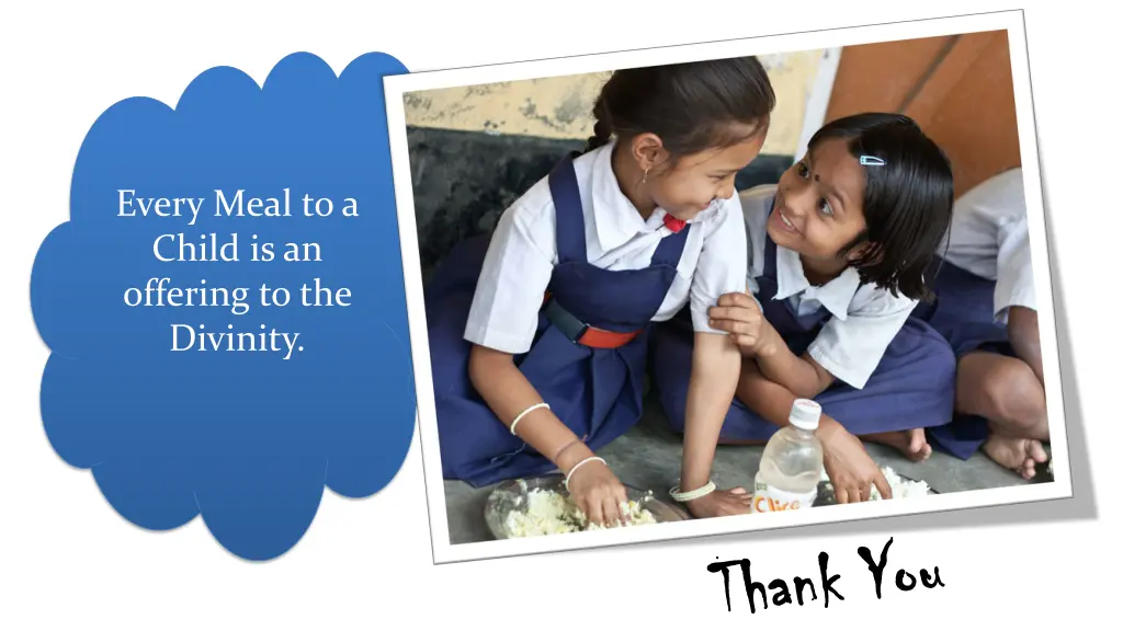 every meal to a child is an offering