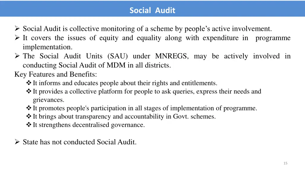 social audit