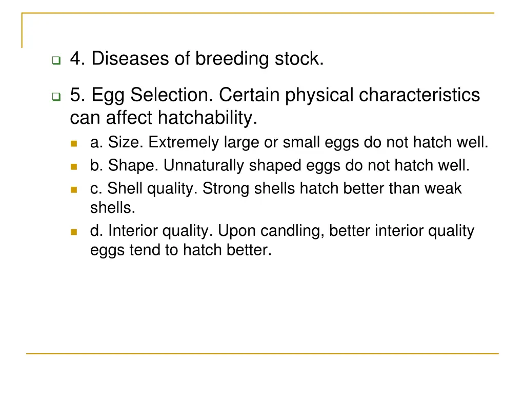 4 diseases of breeding stock