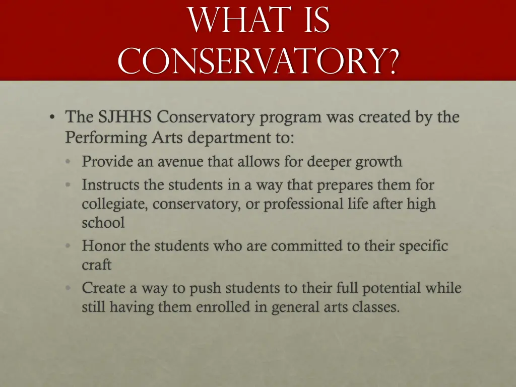what is conservatory