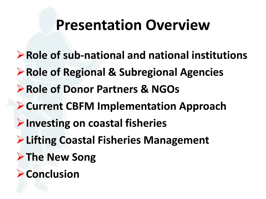 presentation overview