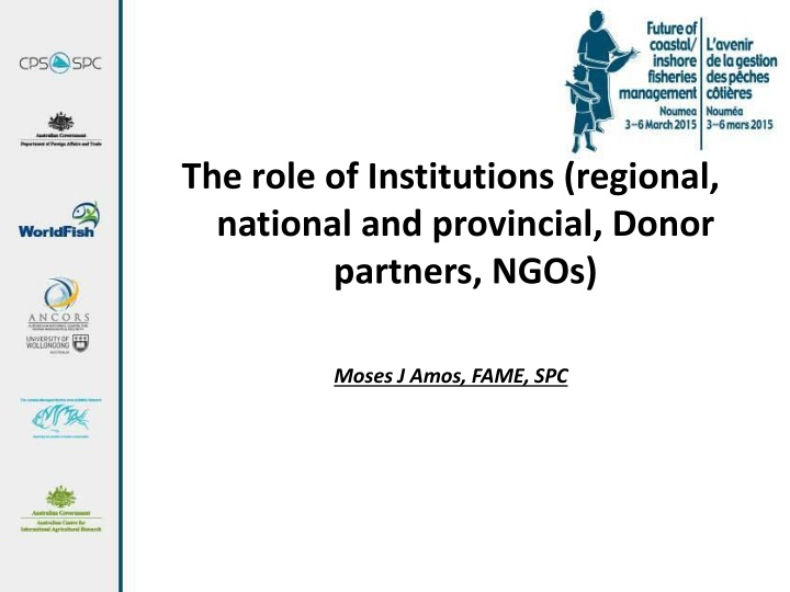 the role of institutions regional national