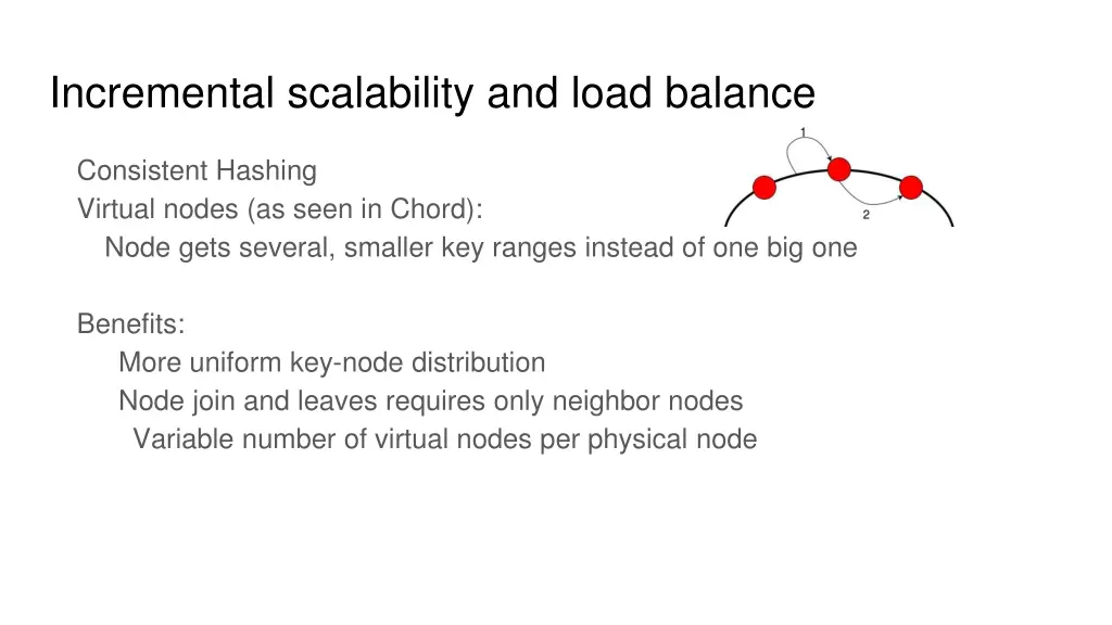 incremental scalability and load balance 1