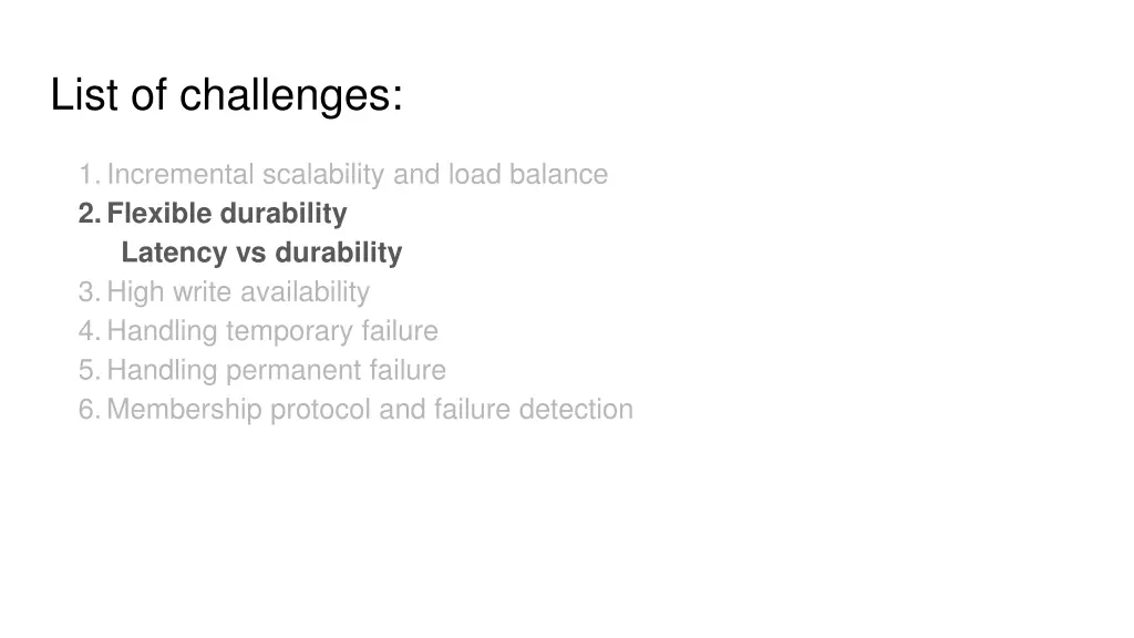list of challenges 2