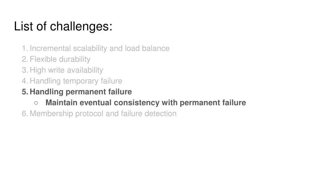 list of challenges 5