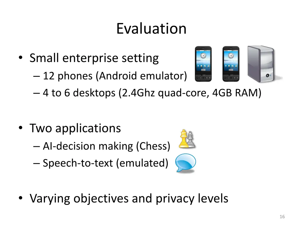 evaluation