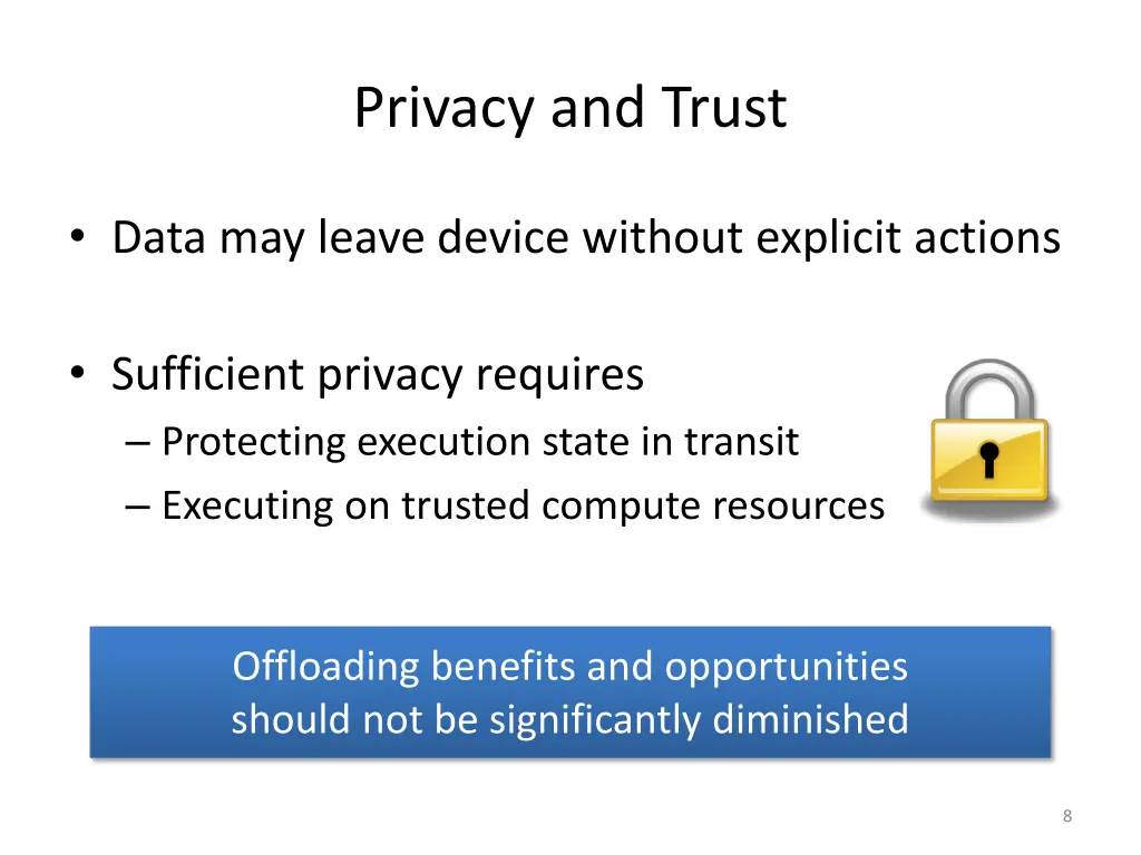 privacy and trust