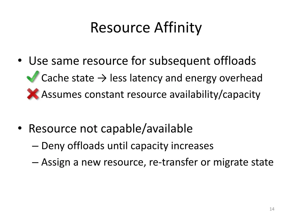 resource affinity