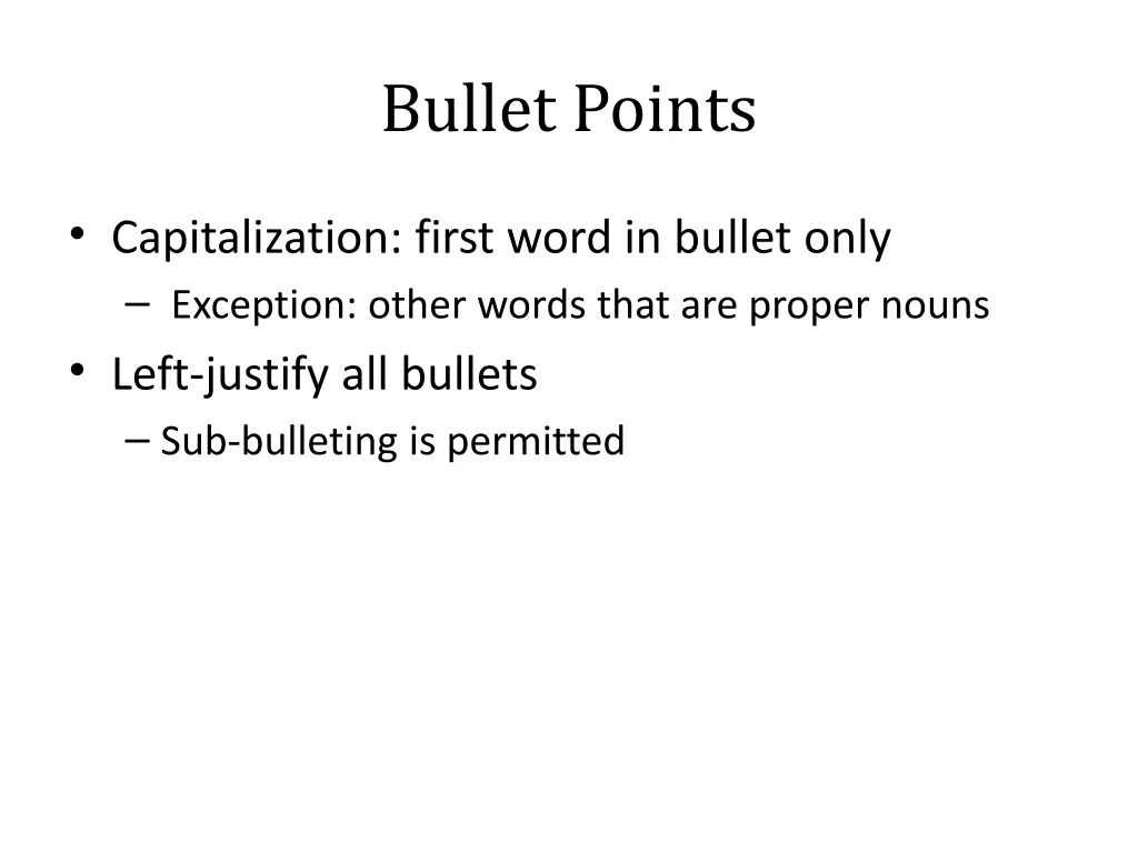 bullet points 1
